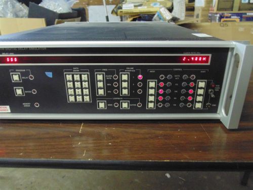 TTC 1010B DIGITAL DELAY SIMULATOR W/ RS-449/ DS1 INTERFACE ADAPTOR &amp; 2.048 Mbps