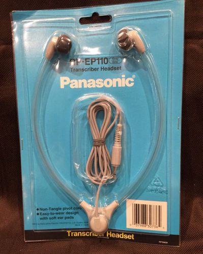 Panasonic RP-EP110 Transcriber Headset, New In Package