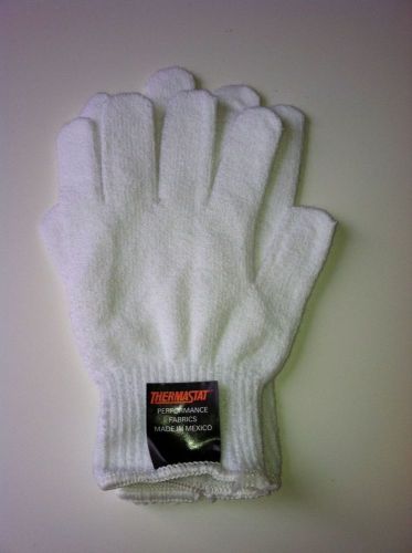 white thermastat insulated gloves small