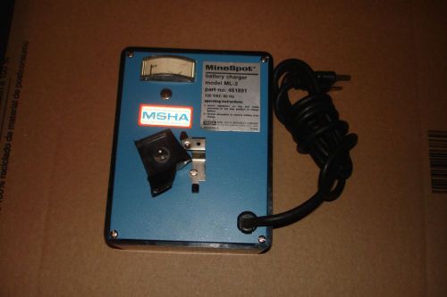 MSA Minespot Battery Charger Model ML-2  Part Number 461891
