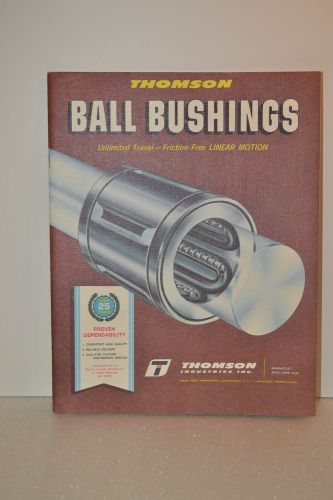 Thomson ball bushings catalog linear bearings (1968) (jrw #048) for sale