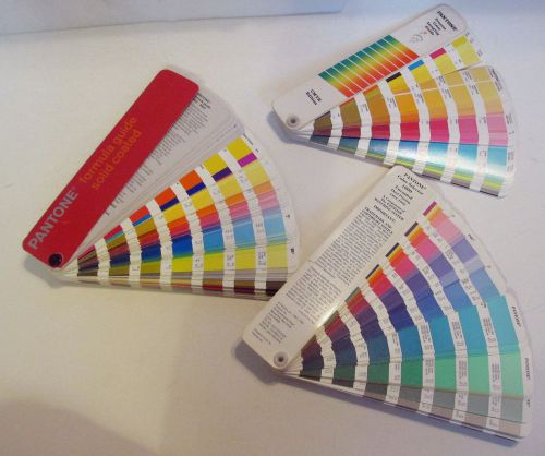 3-Pantone Color Selectors from 1990 to 2003-See photos and description