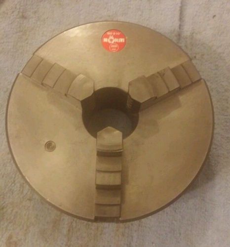 160mm Or 6-1/4&#034; ROHM 3-Jaw Lathe Chuck Steel Plain Back Great Condition