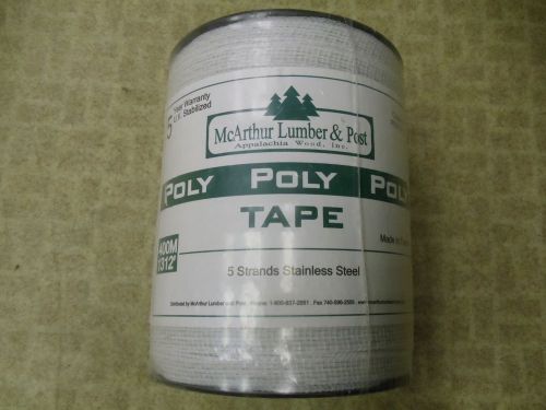 1/2&#034; Poly Electric Fence Horse Tape 1312&#039; Equine Portable Fence UV Stablized