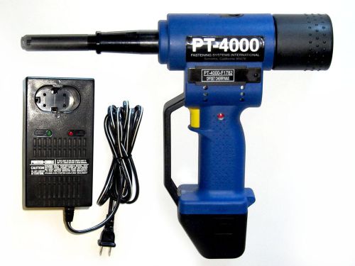 NEW FSI PT-4000 Cordless Electric 12V Rivet Gun Riveter Fastener Tool CherryMAX