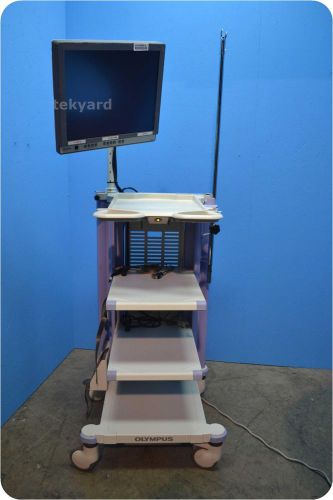 Olympus wm-np1 endoscopy cart with olympus oev191 lcd monitor @ for sale