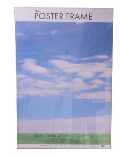 Dax 281136t u-channel poster frame, contemporary with plexiglas window, 24 x 36 for sale