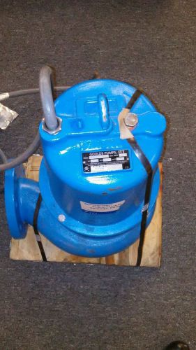 Goulds submersible sewage pump, 7.5hp hs7534d4 for sale