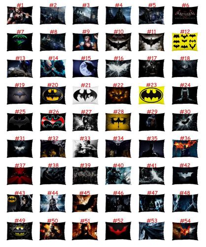 New Batman Pillow Case 30&#034; x 20&#034; TWO SIDES nice for gift