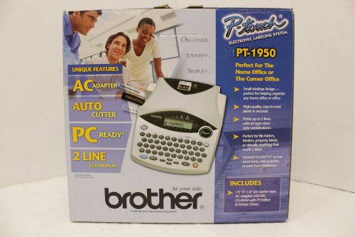 Brother p-touch electronic labeling system pt-1950 excellent for sale