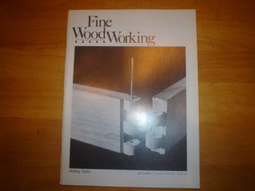 Vintage fine woodworking magazine taunton press issue no18 sept oct 1979 for sale