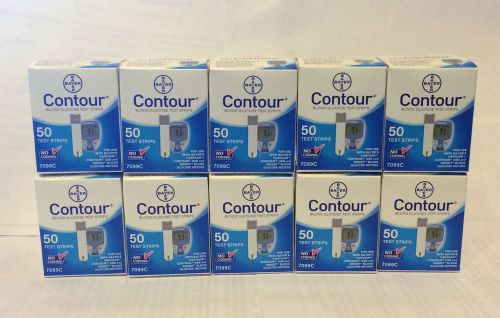 500 Bayer Contour Blood Glucose Test Strips Diagnostic Teaching Tool