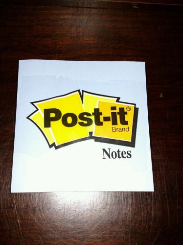 NEW Post-It Notes 3M  Blue Color 3&#034; x 3&#034; 100 Sheet Pack  FREE Ship Positive Rate