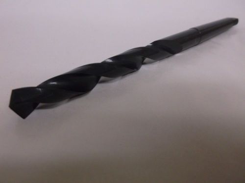 Taper shank drill 15/32 blk oxide #1mt (a42) for sale