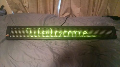 Alpha big dot abd120 programable led sign for sale