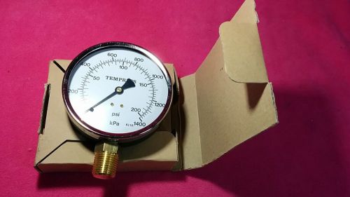 Tempress 200 psi 1400 ki.1,6 kpa gauge for sale