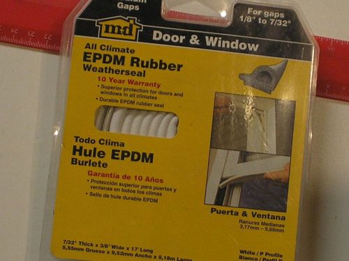 md epdm  rubber weatherseal door and window 17 feet