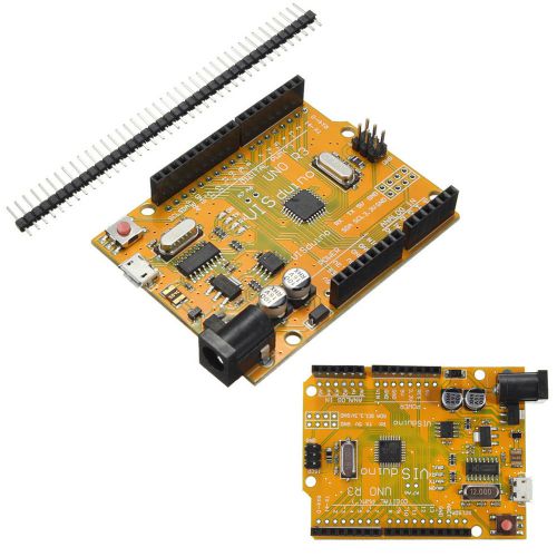 Uno r3 atmega328p ch340g micro usb nano v3.0 board for compatible arduino yellow for sale
