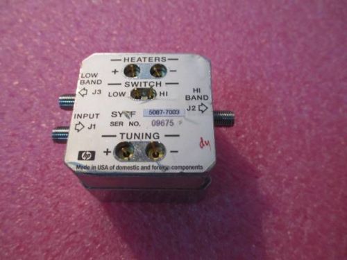 Agilent HP 5087-7003 Switched Yig Tuned Filter 6.5GHz for 11758V 83810B 8561E