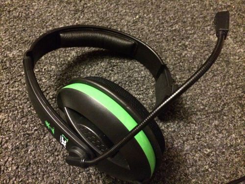Turtle Beach Ear Force XC1 Black/Green Headband Headsets for Microsoft Xbox 360