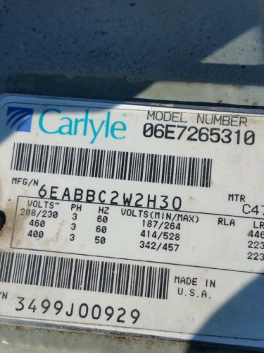 Carlyle hvac pump 6eabbc2w2h30