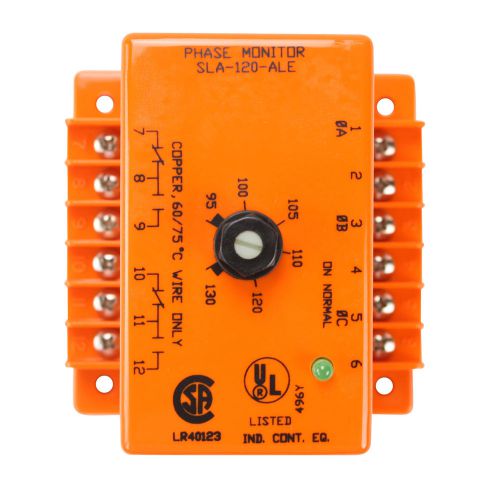 Diversified electronics sla-120-ale sla series 3 phase monitor relay for sale