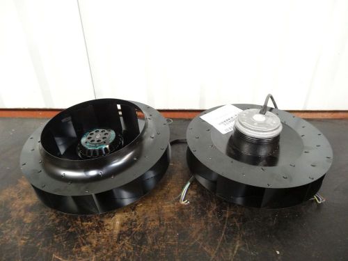2 new ebm papst ac centrifugal fan 230 volts 50 hz 1 a r2e280-ae52-05 new for sale