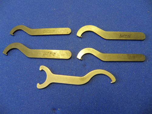 LOT (5) Micrometer Wrench Toolmaker Tool Lufkin and other