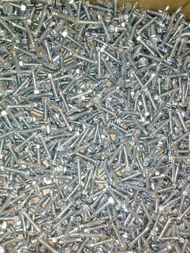5,000 star #8 - 18 x 3/4 hex washer self drilling screws 1/4 drive usa made for sale