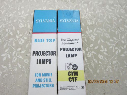 2 Projector Lamps CYM/CYF By SYLVANIA 300W-120V AVG 300 HRS