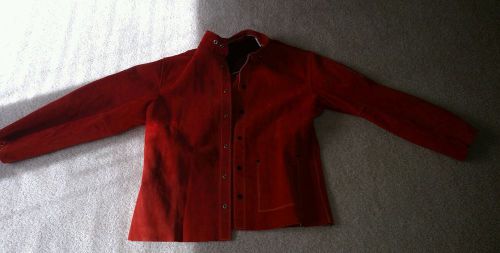 Leather welding jacket XL