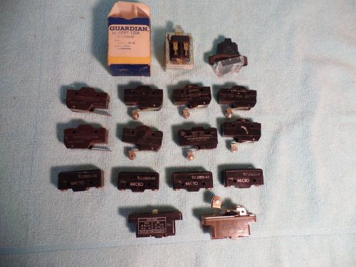 Big lot 14 micro limit switches trigger  wz-2r55a2 7035 7022 7333 cont solenoid for sale