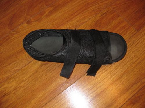 Black Ortho shoes WL toe injury, foot injury/surgery