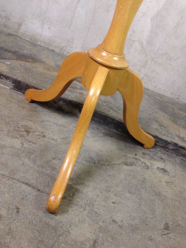 Mannequin Stand Dress Form Torso Natural French Wooden Tripod Stand