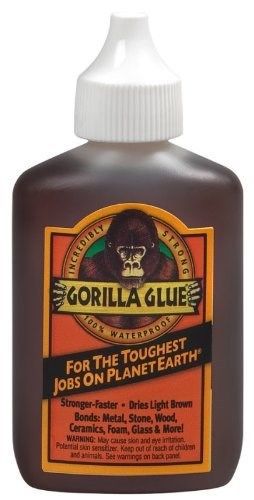 Gorilla Glue GOR50002 Multi-Purpose Waterproof Gorilla Glue, 2 oz Capacity