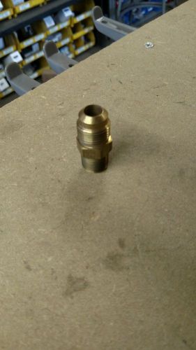 Flare to pipe adapter,  3/8&#034; npt male pipe x 1/2&#034;, 45 degree, male flare for sale