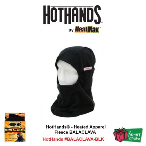 Heatmax_hothands, fleece balaclava + 2 warmers_black #balaclava-blk for sale