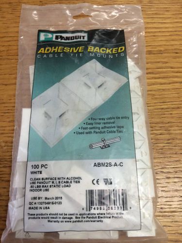 10pc NEW Panduit Adhesive Backed Cable Tie Mounts