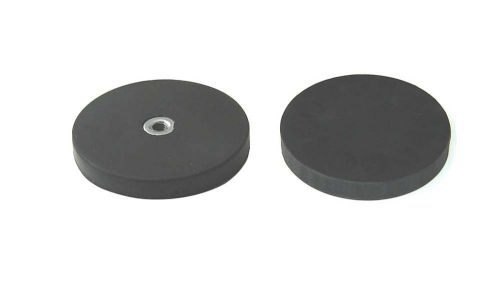 1pc of D3.45&#034;  x 0.34&#034; thick Rubber Coated Neodymium (NdFeB) Round Base Magnet