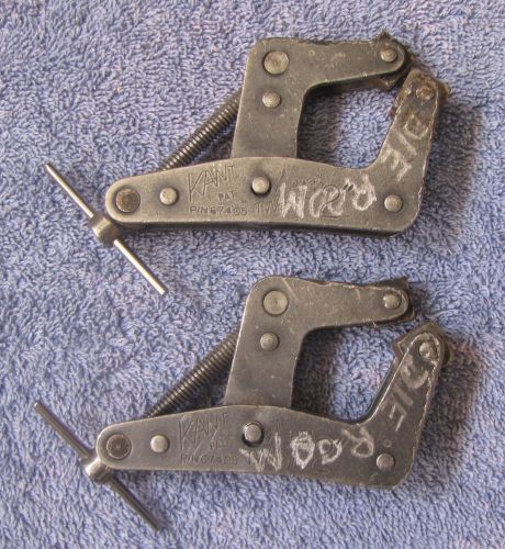 2 Vintage KANT TWIST 2” clamps