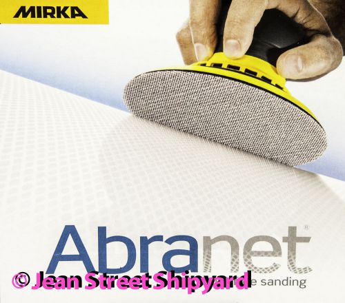Mirka abranet abrasives 400 grit grip 5 in sanding discs 9a-232-400 for sale