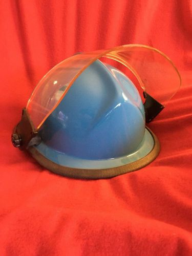 Firefighter helmet Cairns model 660C Blue With Shield