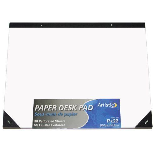 Drawing Note Desk Pad 17&#034; x 22&#034; White Paper 50 Sheets Draw Doodle Office Notes