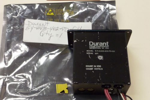 Durant Eaton Corporation 5-Y-41433-402-PD-QU Used 5-digit Panel Mount Counter