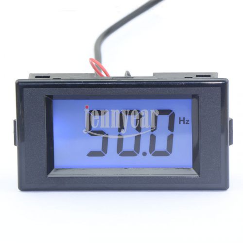 Digital Frequency Panel Meter 10-199.9Hz LCD Frequency Power Monitor AC 80-250V
