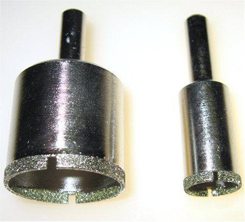 2pc DIAMOND HOLE SAW  CORE DRILL - Set - 1/2&#034; + 1&#034; by Unknown OOO