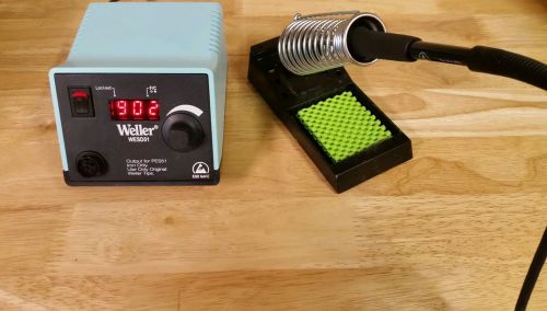 Weller WESD51 60W/120V-60Hz Digital Temp Controlled Soldering Iron Station NICE!
