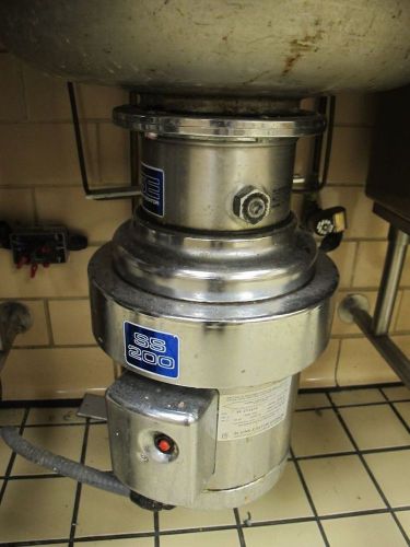 Insinkerator ss-200 29 2 hp commercial disposer garbage disposal mod ss200-29 for sale