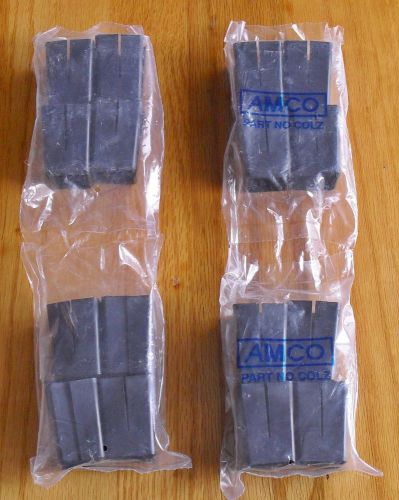 4 bags~amco collets~black plastic~shelving~brackets~4 each/set~free shipping for sale