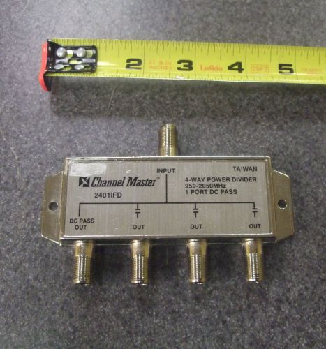 Channel Master 2401IFD 4-Way DC Power Divider 950-2050MHz                     RT